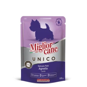 פאוץ' לכלב, Migliorcane Unico פטה כבש 100 גר'
