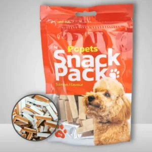 פופטס חטיף לכלב סנדוויץ סלמון 75 גרם