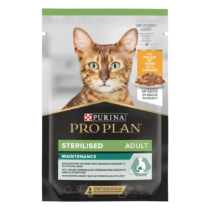 פרו פלאן פאוץ’ נתחי בשר עוף ברוטב סטרילייז 85 גרם