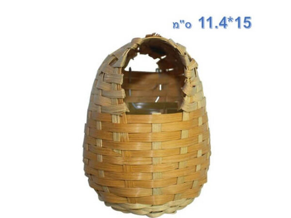 קן הטלה קש סגור לפינק 15 ס"מ דגם 01088
