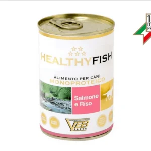 שימורי פטה 100% לכלב בטעם סלמון ואורז 400 גרם