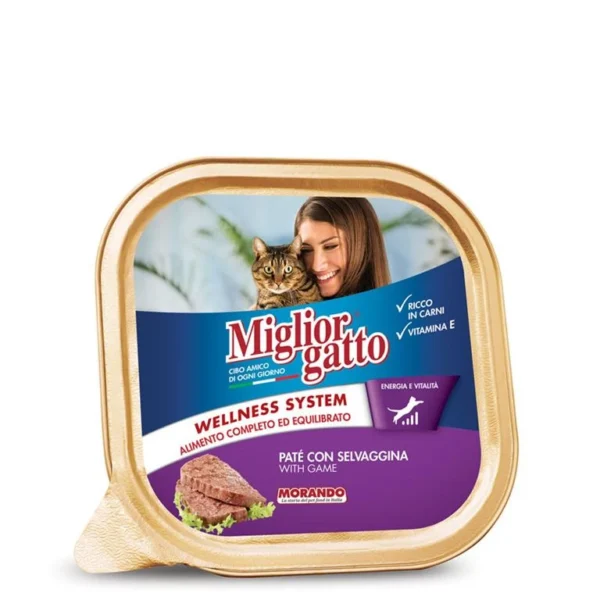שימורים לחתול, Morando, בשר ציד. 100 גר'
