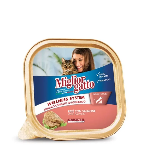 שימורים לחתול, Morando, סלמון 100 גר'