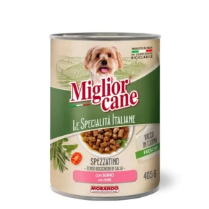 שימורים לכלב, Le Specialita Italiana, נתחים בטעם חזיר 405 גר'