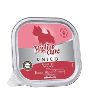 שימורים לכלב, Migliorcane Unico פטה חזיר 150 גר'