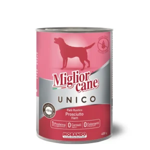 שימורים לכלב, Migliorcane Unico פטה חזיר 400 גר'