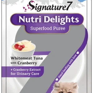 שלוקים SIGNATURE 7 לחתול בטעם טונה וחמוציות