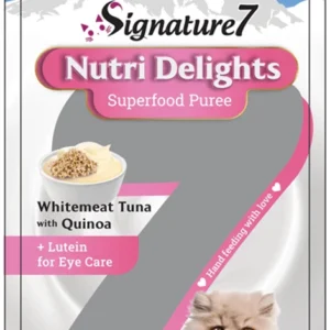 שלוקים SIGNATURE 7 לחתול בטעם טונה וקינואה