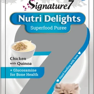 שלוקים SIGNATURE 7 לחתול בטעם עוף וקינואה