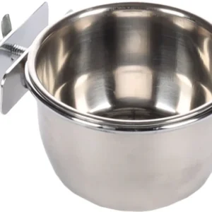 כלי נירוסטה למכרסם/תוכי