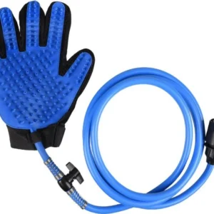 כפפת מקלחת עם צינור