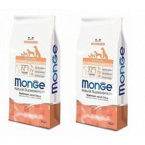 2 שקי מונג' סלמון לגורים 12 ק"ג