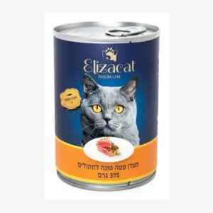 אליזקט שימור לחתול טונה פטה 375 גרם