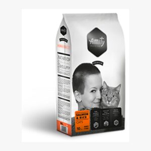 אמיתי חתול סלמון ואורז 10 ק''ג