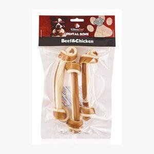 עצם לעיסה דנטלית "5 בטעם בקר ועוף 3 יח'