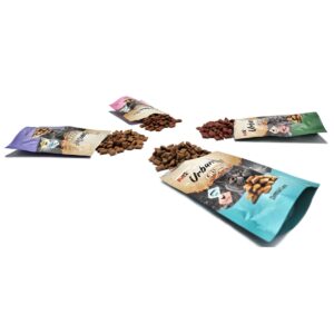 אורבן קט קראנצי כריות במילוי קרם עוף וטונה 60 גרם