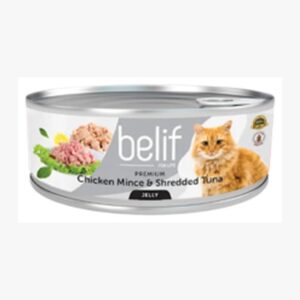 בליף מעדן לחתול טונה וחזה עוף בג'לי 80 גרם