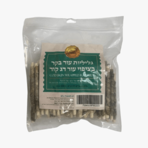 בסט צויס גליליות עור בקר בציפוי עור דג 500 גרם לכל