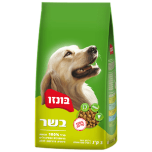בונזו כלב בוגר בשר 3 ק"ג