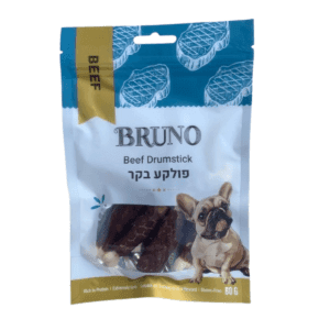 ברונו 80 גרם חטיף לכלב פולקע בקר