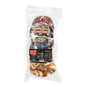 דונאט בקר משויש + דונאט עוף משויש -חטיף לכלבים PET