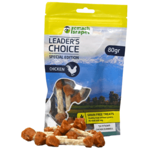 חטיף לידר צ'ויס משקולות עוף 80 גרם
