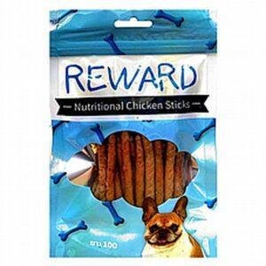 חטיף ריוורד לכלב מקלות עוף 100 גרם