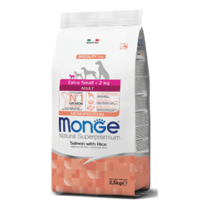 מונג כלב סלמון אקסטרה סמואל 2.5 ק''ג XS
