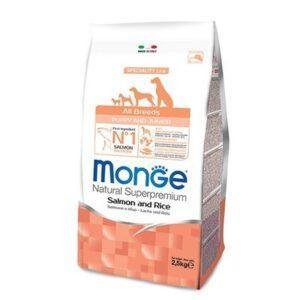 מונג כלב סלמון ואורז גור 12 ק''ג