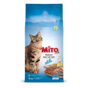 מיטו חתול עוף ודגים מיקס 15 ק"ג