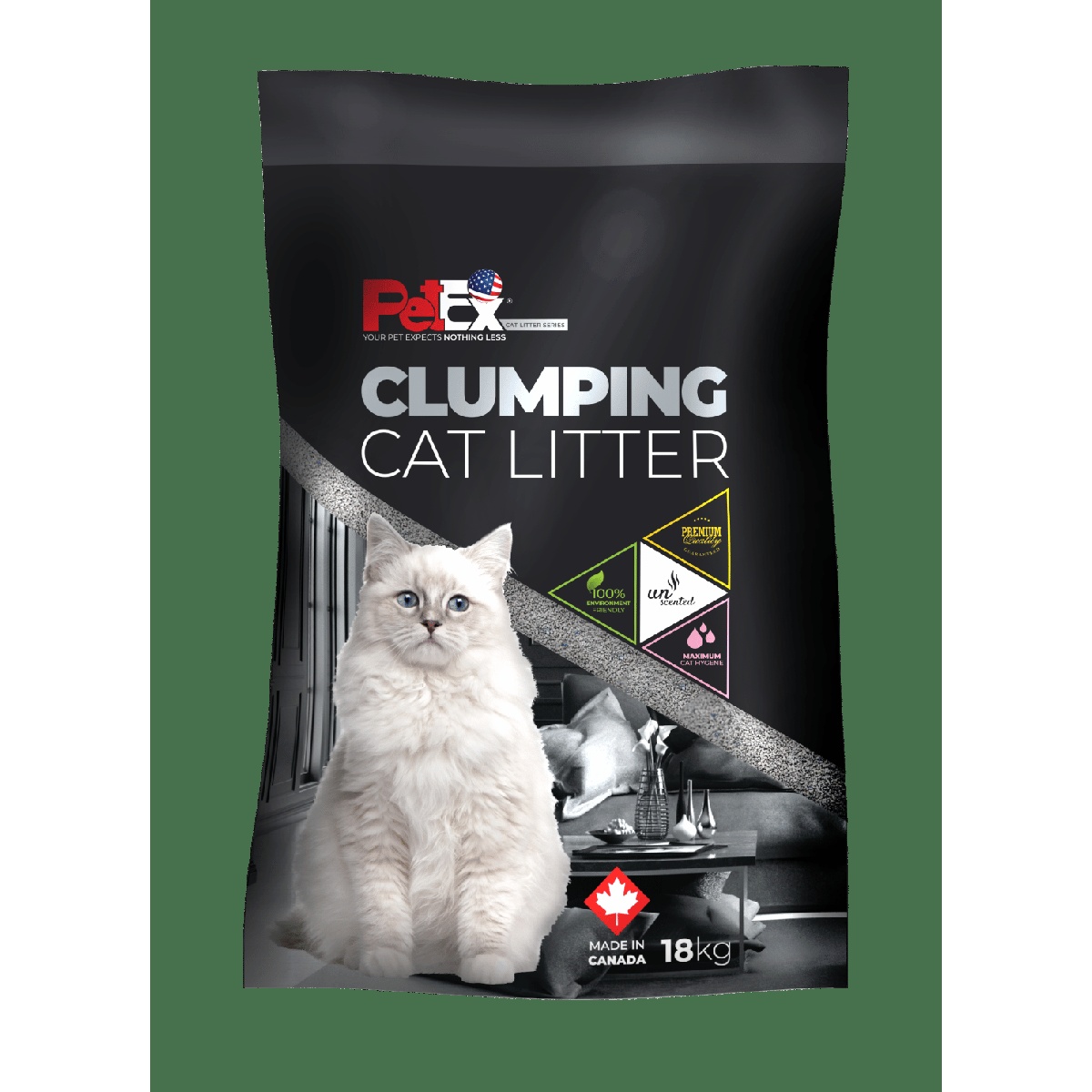 קנייה של אונליין – ב-מארלי מזון וציוד לחיות מחמד פטקס חול מתגבש לחתול במשקל 18 ק"ג ללא תוספת של ביש