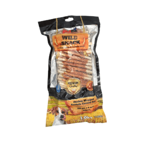 פטקס עצם רול 5 אינץ עוף אריזת 1 ק"ג