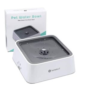 צלחת מים עם פטנט לכלבים מונע טפטופים