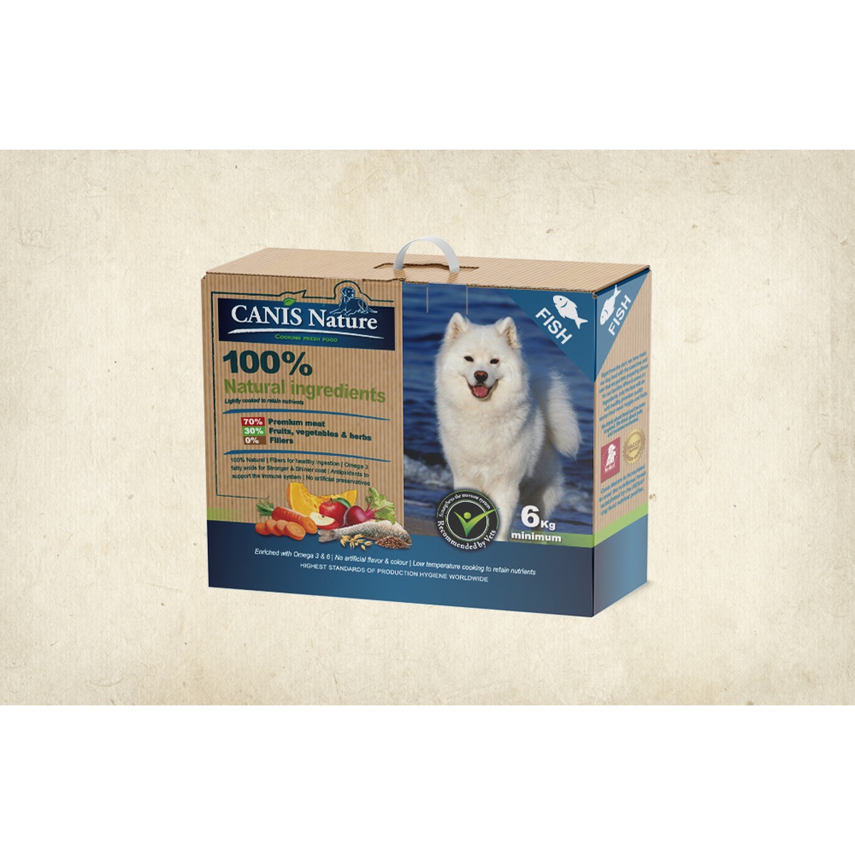 קנייה של אונליין – ב-מארלי מזון וציוד לחיות מחמד קאניס ניצ'ר מזון בושל רך בסיס דגים