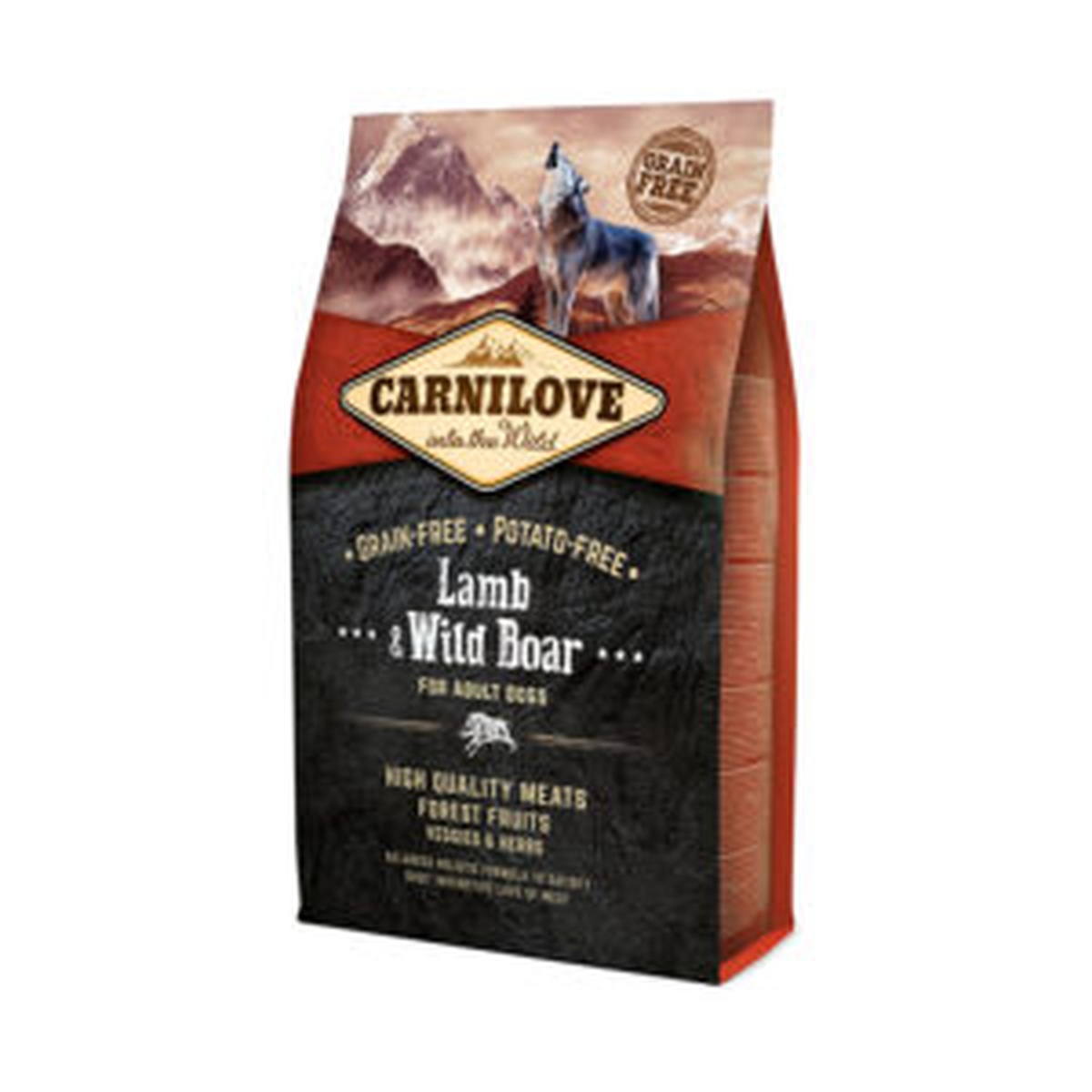 קנייה של אונליין – ב-מארלי מזון וציוד לחיות מחמד קרנילאב כלב כבש וחזיר בר נטול דגנים 4 ק"ג*