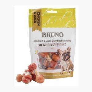 חטיף כלב משקולות עוף וברווז 80 גרם