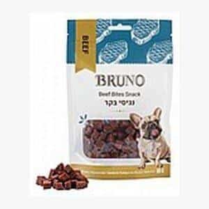 חטיף כלבים ברונו נגיסי בקר 80 גרם