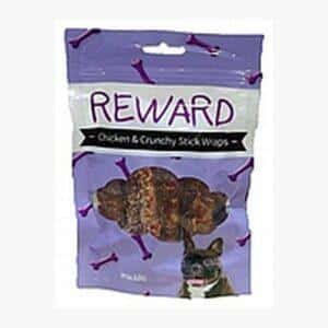 חטיף ריוורד לכלב מקלות עוף מלופפים 100 גרם