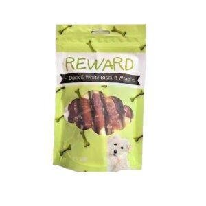 חטיף ריוורד לכלב מקלות ביסקוויט בליפוף ברווז 100 ג