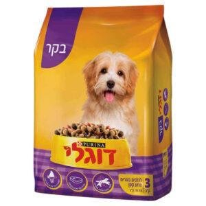 דוגלי בקר לכלב בוגר מגזע קטן 3 ק"ג