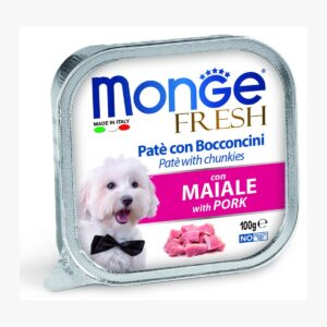 מעדן מונג פרש לכלב פטה חזיר 100 גרם