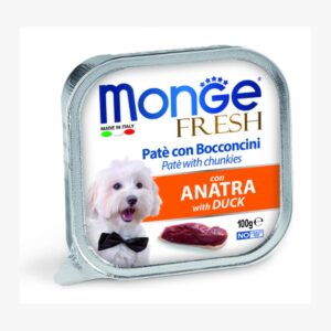 מונג כלב שימור פרש עם נתחי ברווז 100 גרם