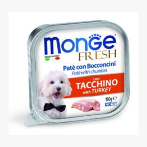 מונג כלב שימור פרש עם נתחי הודו 100 גרם