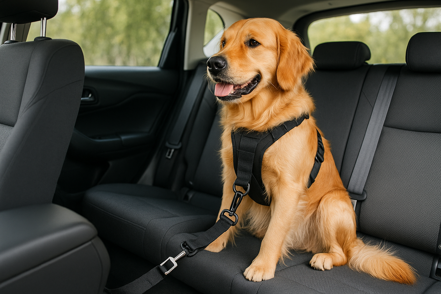חגורת בטיחות לכלב לרכב מומלץ - תמונה ראשית למאמר