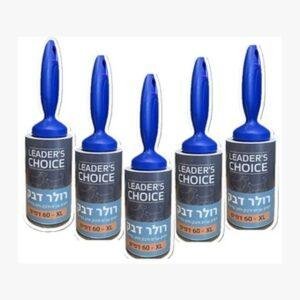 רולר דבק איכותי להסרת שיער מבגדים 60 דפים