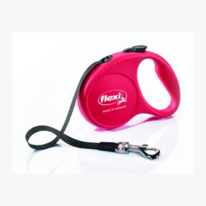 S רצועה נגללת אדומה מידה Flexi